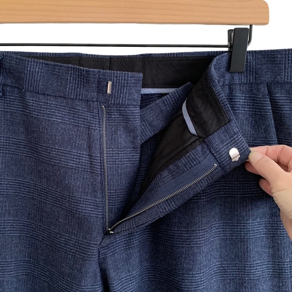 J. Crew Plaid Wool Blend Ludlow Slim Fit Pants - Picture 6 of 16